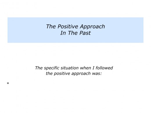 Slides P is for the Positive, Percentage and Paralysis Approaches.002