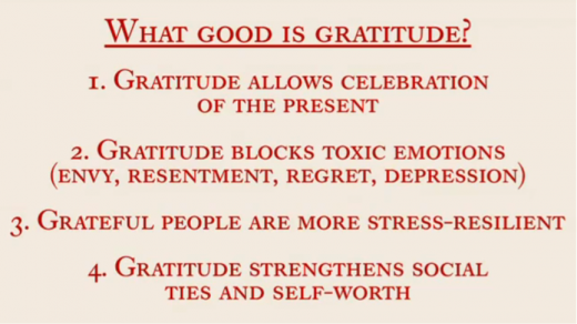 What Good Is Gratitude